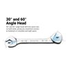 Capri Tools 7/8 in. Angle Open End Wrench, 30° and 60° Angles, SAE