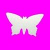 Efco Butterfly Punch, Pink, 46 x 28 mm