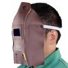 Weldas® Folding Inspector Welding Face Mask, Snap Closure, 44-7111, Brown