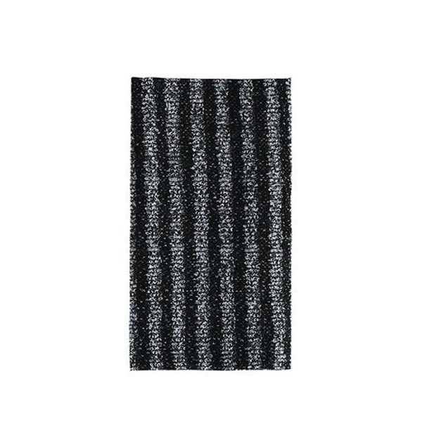 WOVTE Exfoliating Towel, Exfoliating, Exfoliating, Bath Towel, Body Towel, Reusable, Body Wash Towel, Exfoliating Care, Arms, Back, Feet, Legs, Exfoliating, Bath, Bathing Supplies, Unisex (Black (Stripe))