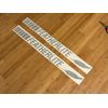 Featherlite Aluminum Trailer Decals (Set 2) Black 40” Replacement Stickers Kit