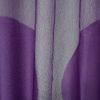 DII Lace Shower Curtain, 72x72, Circle Eggplant