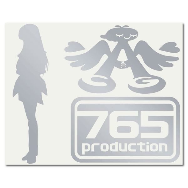 Cutting Sticker S Chihaya Kisaragi Silver 081S