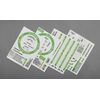 SummitLink Sticker Set ID Marking Decal for Phantom 3 Professional and Advanced Multifunction Green