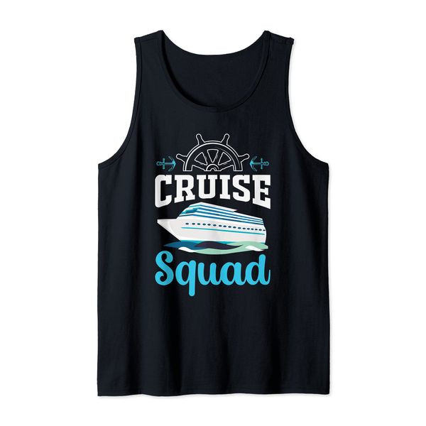 Cruise Squad Funny Group Cruising Tank Top