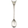 Keystone Brass Cutlery Cat Face Silver Teaspoon BRCUCFSS L14cm