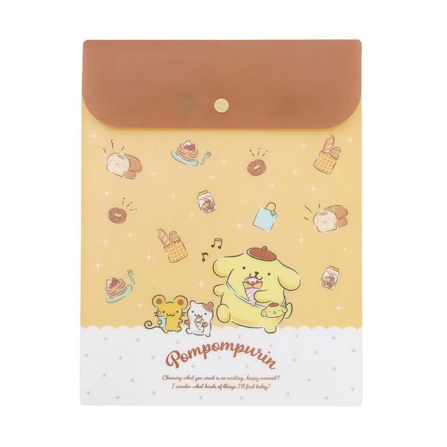 M Plan Loose Leaf Case N Sanrio Characters Pompompurin B5 001642-52