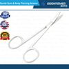 Iris Scissors Dental Gum Scissors Body Piercing Surgical (Curved)