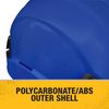 DEWALT DPG22 Blue Type II Class E 4-Point Ratcheting Safety Helmet