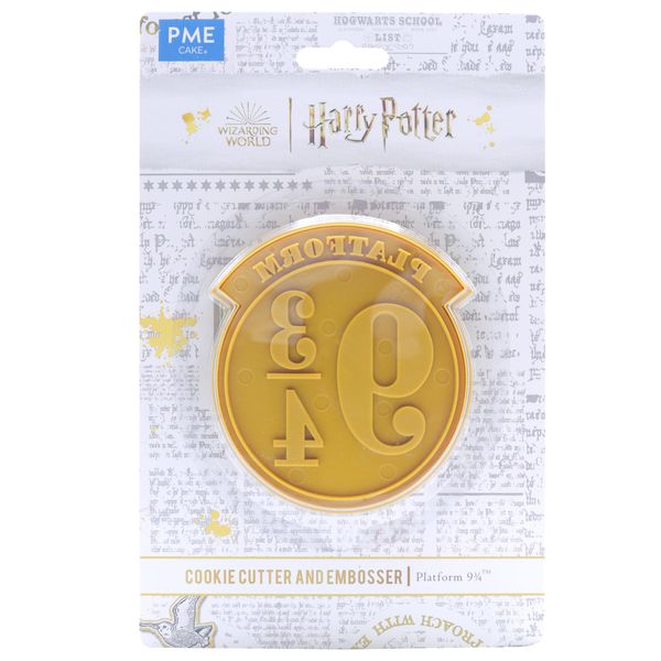 PME Harry Potter Cookie Cutter & Embosser, Platform 9¾