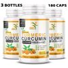 Turmeric Curcumin Highest Potency 95% 1000mg BioPerine Black Pepper Extract 180
