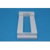 White Ring Video doorbell vinyl siding mount Original Ring 1, 2