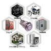 Ulincos U16F11 Momentary Switch Cracking Horn Wrapper Push Button Switch Silver IP67 Waterproof LED Ring Red Red with Connector