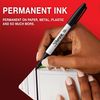Sharpie Permanent Markers | Fine Point for Bold Details | Assorted Fun Colours | 4 Marker Pens