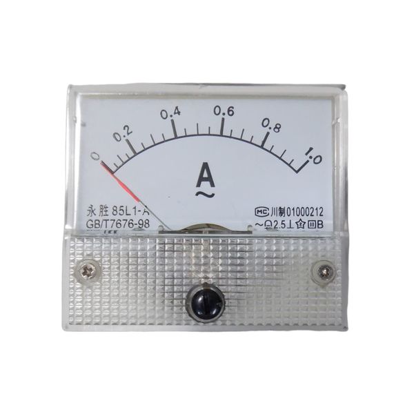 AC1A Analog Ammeter, Panel Meter, Non-standard, Postal Shipping