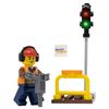 LEGO City: Construction Worker with Jackhammer and Traffic Light