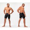 DEVOPS Men's Compression Shorts Underwear with Pocket (3 Pack) (2X-Large, Black/Charcoal/Navy)