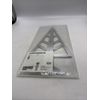 Ikea Vintermys Christmas Tree Silver 13.75” Tabletop Holiday Decor 3D Vtg NEW