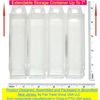 FTG USA Storage Container 4 Piece Medium Size Extendable Plastic Box Used as Storage Case for Countersink and Replacement Drill Bits