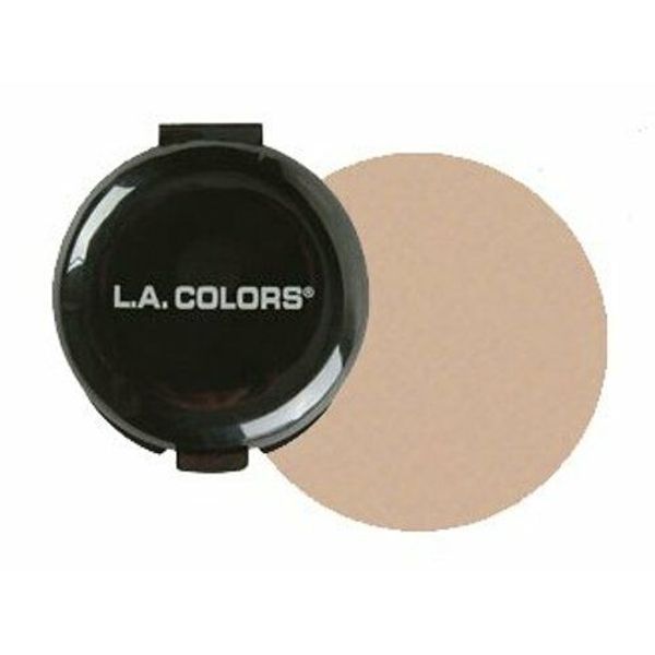 LA Colors Pressed Powder Beige CBPP321 Compact and Puff Applicator Included