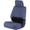 Simply D-Shape Lumbar Cushion, Black, One Size