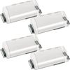 4 Pack Adjustable Air Vent Deflector 9”-15” Transparent Deflector for Ceiling...