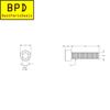 50x Pack 2/56 x 3/8" Patched Bolt 5/64" 2mm Allen Hex Socket Head Cap Screws