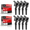 Ignition Coil & Spark Plug Compatible for Ford Lincoln Mercury 4.6L 5.4L V8