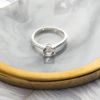 Philip Jones Adjustable Crystal Ring Created with Zircondia® Crystals