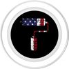 House Painter Decorator Paint Roller American Flag PopSockets PopGrip for MagSafe