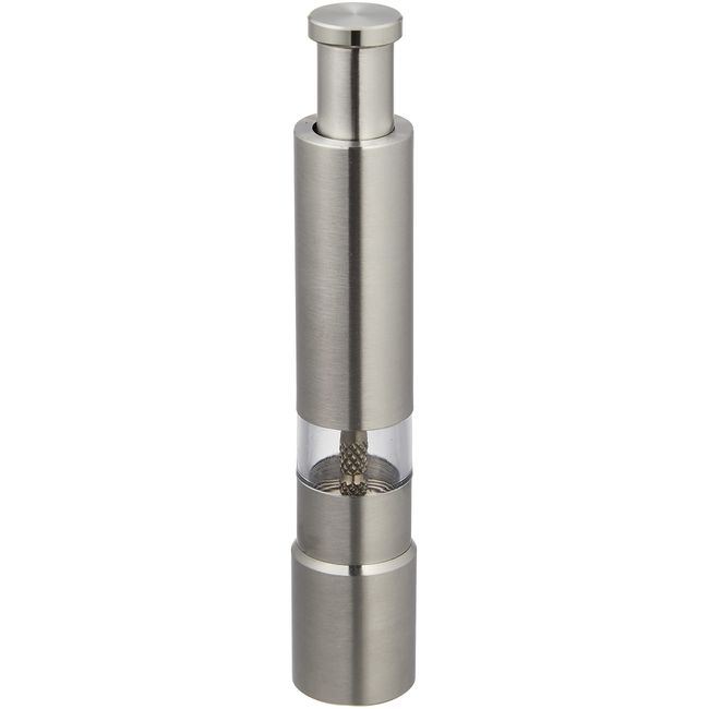 Takeda Corporation SPM21-27SLV [Mil/Seasoning/Spice] Silver 1.1 x 1.1 x 5.9 inches (2.7 x 2.7 x 15.1 cm) Spice Mill