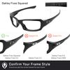 Revant Replacement Lenses Compatible With Oakley Fives Squared, Polarized, Stealth Black