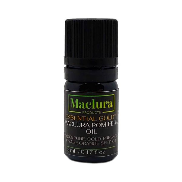 Maclura Pomifera Osage Orange Hedge Apple Cold Pressed Seed Oil, 5 ml