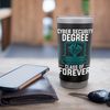 Cyber Security Hacker IT Tech Forever Hacking Cybersecurity Stainless Steel Insulated Tumbler