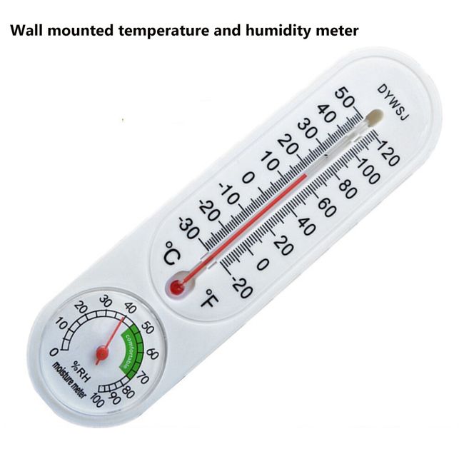 Dropship Outdoor Indoor Thermometer Moisture Humidity Meter Wall