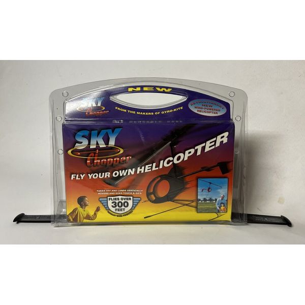 Vintage 2001 Sky Chopper Fly Your Own Helicopter Toy Craft Kit DIY