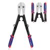 WORKPRO 18" Foldable Bolt Cutter Tri-Material Handle Chrome Vanadium Steel Blade