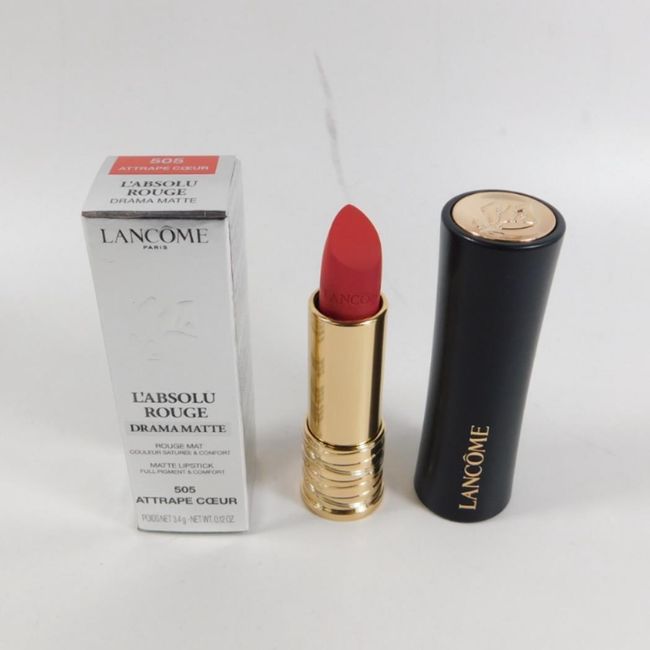 Lancome L'Absolu Rouge Drama Matte #505 ATTRAPE COEUR 3.4 g *NEW*