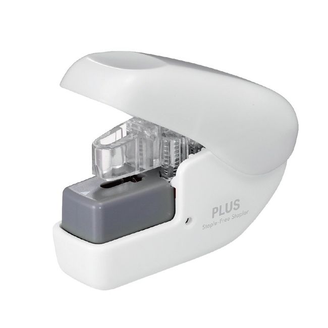 PLUS SL-104NB 31-110 Stapler Paper Clinch Mini, White