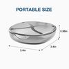 MOCEL Retainer Case with Vent Holes, Mouth Guard Case Dental Storage Container (White)