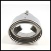 Hihaha 75mm Inlet Exhaust System Muffler Down Tail Pipe Tips for Auto Car Durable Material