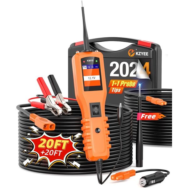 KZYEE KM10 PowerScan Circuit Tester Electrical Diagnostic Power Probe 12V/24V