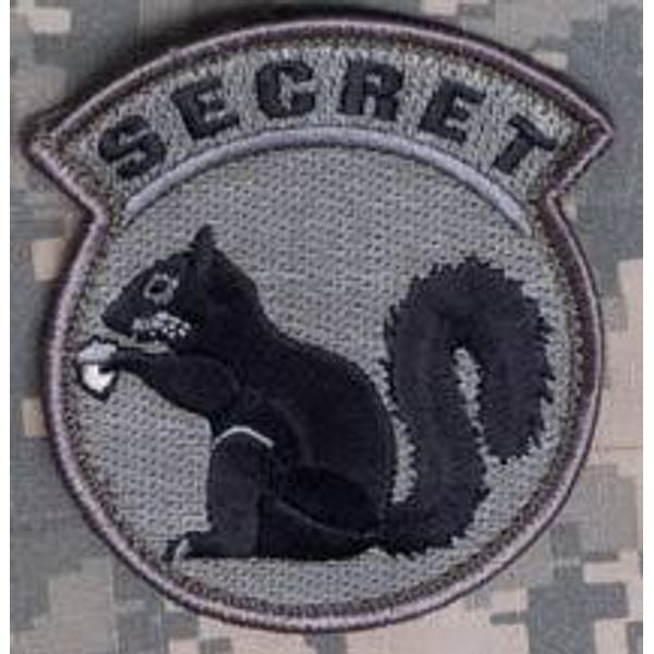Patch Secret Squirrel Embroidery (ACU – Dark)