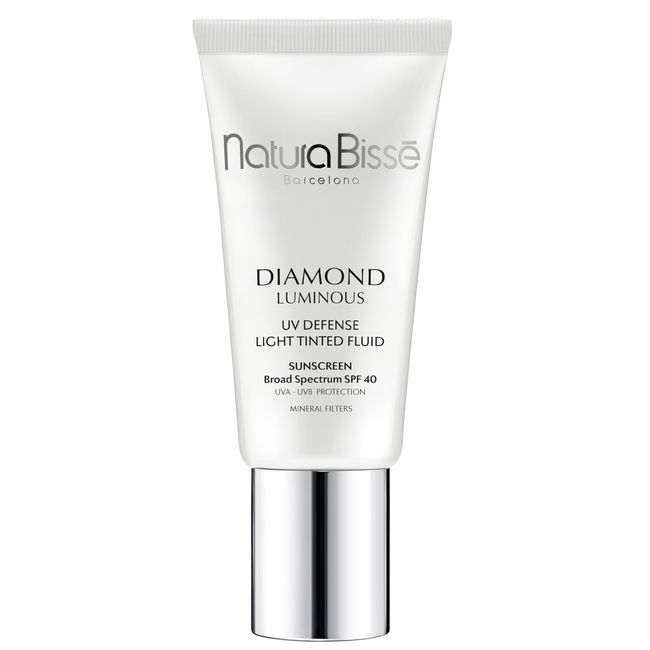 Natura Bissé Diamond Luminous Tinted SPF 40 | Broad Spectrum Tinted Sunscreen | Protects, Brightens & Corrects | Adapts to most skin tones, 1 Oz