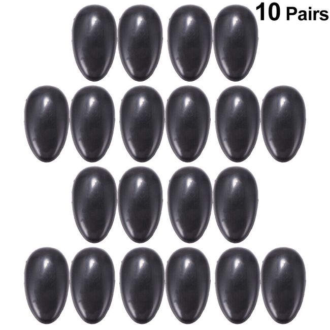 20x Black Practical Hair Dye Earmuffs Hairdressing Ear Caps Ear Cover Protector