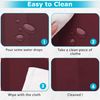 Table Cloth Tablecloths Square and Rectangular Premium Fabric Tablecloth, Waterproof & Wipeable Table Covers - Washable Long Table Cloths, Extra Large (Wine, 137 x 274 cm (Rectangular))