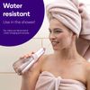 BURST Water Flosser for Teeth Cleaning – Cordless Water Flosser Picks for Plaque Removal Between Teeth, Braces & Dental Work – Electric & Portable Water Floss – Refillable 110mL Tank, 3 Modes – Black