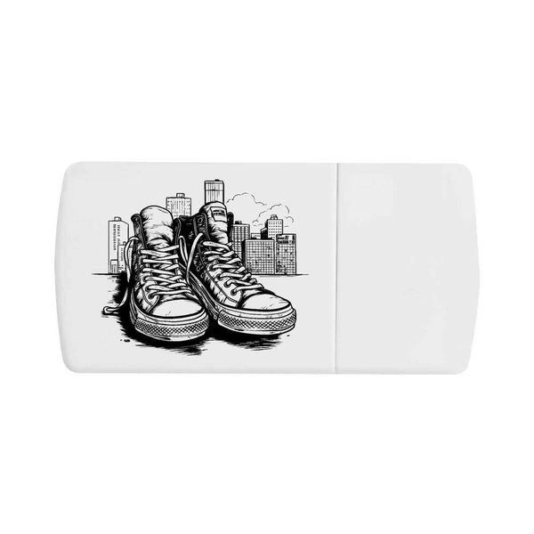 'Urban Sneakers' Pill Box with Tablet Splitter (PI00022261)