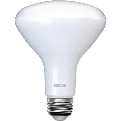 RCA Dimmable Smart Light Bulbs, 1-PK | BR30 WiFi LED Light Bulb | Indoor Flood LED Bulbs | 9W (60W Eq) | 2700K Soft White, 720 Lumens, E26 Base | Voice Activated Lights, Google & Alexa Light Bulb