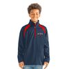 G-III Boys' High Impact Half Zip Pullover, Navy, Medium